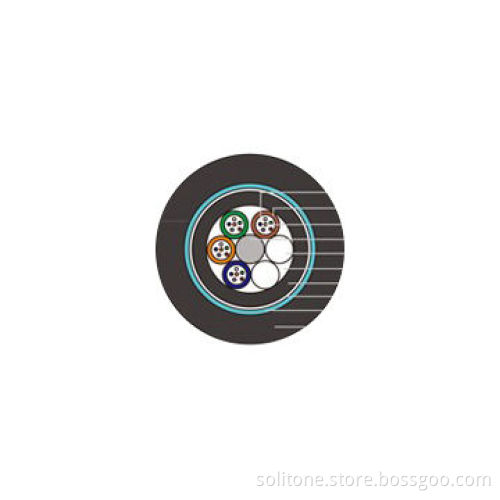 Outdoor Fiber-optic Cable, Non Self-supporting Aerial/Direct Burial Cable